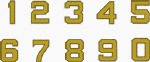 Bronze Numerals